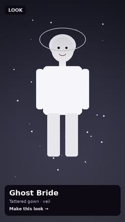 Ghost bride Ramalama Halloween costume idea